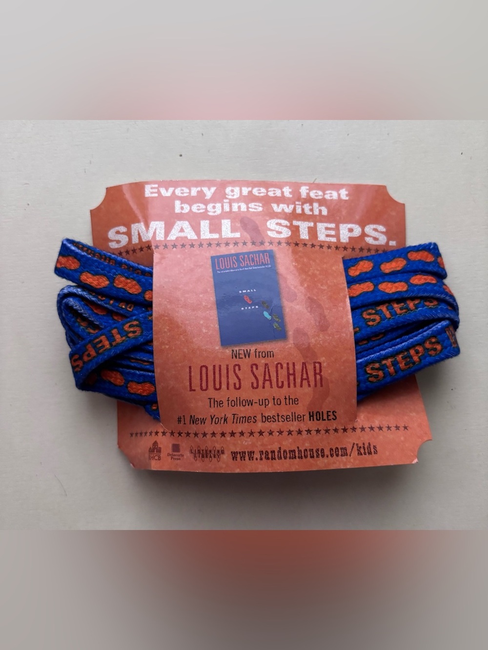 Small Steps Louis Sachar Shoelaces